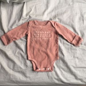 Organic cotton onesie